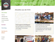 Tablet Screenshot of konrad-haenisch-schule.com